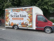 Solar Powered Catering Van Renault Master Luton Low Loader