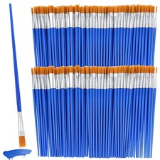 350Pcs Flat Paint Brushes for Touch Up, Small Paint Brushes Bulk, Nylon Hair ...