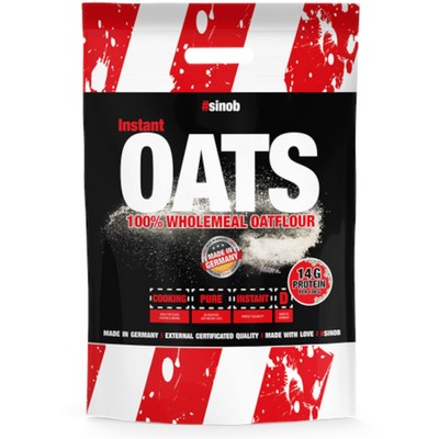 (4,98 EUR/kg) #Sinob Blackline 2.0 Instant Oats 4kg Beutel Kohlenhydrate Hafer