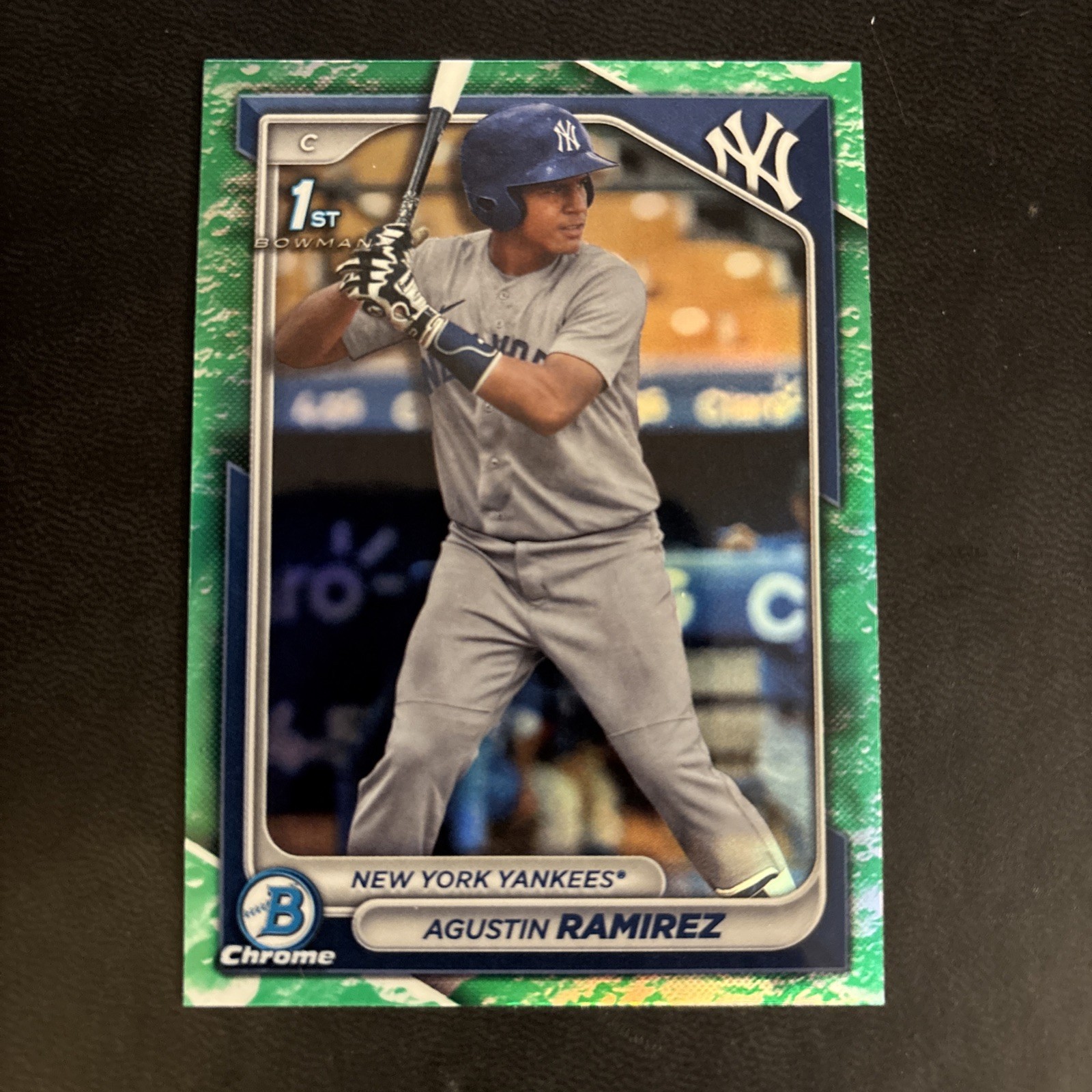 2024 Bowman - Chrome Prospects Agustin Ramirez #BCP-85 Lunar Glow Refractor (RC)