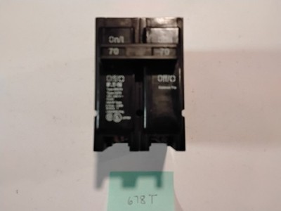 Eaton Cutler Hammer BR270 2 Pole 70 AMP Type BR Circuit Breaker BRAND NEW   678T