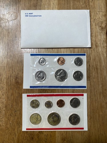 1981 Uncirculated Coin Set U.S Mint Original Government Packaging OGP