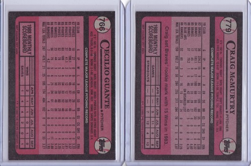 Texas Rangers 1989 Topps Baseball Team Set 29 Cards - Picture 13 of 13