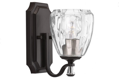 PROGRESS LIGHTING P300116-020 Anjoux One-Light Bath, Color: Brown