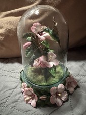 Franklin mint Hummingbird Splendor Domed Figurine Signed And Numbered