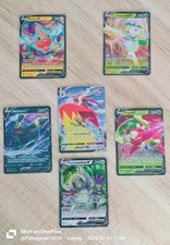 6 Pokémonkarten V - Rotom, Fruyal, Kommandutan, Nachtara, Dresella, Lohgock Vmax