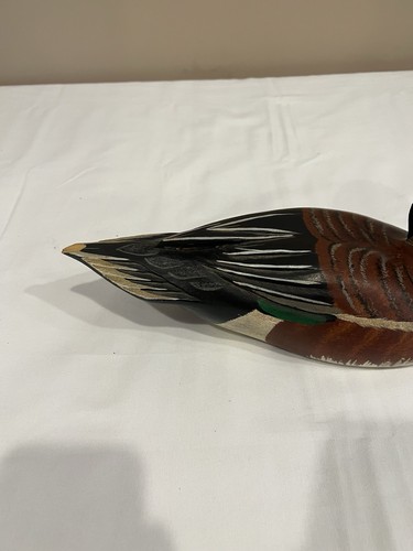 Ducks Unlimited Wooden Duck Decoy - VINTAGE 1983-84 Hand Painted TJ Hooker #639 - Bild 6 von 17