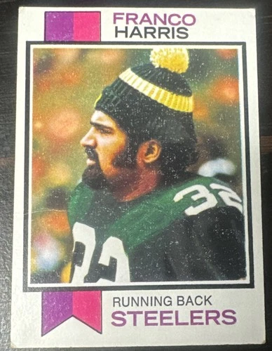 Franco Harris 1973 Topps HOF Rookie Card #89 (6726) ex