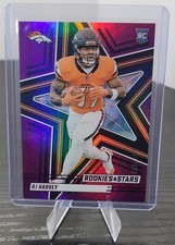 Panini Rookies & Stars 2025 RJ Harvey Purple /999 Rookie Denver Broncos