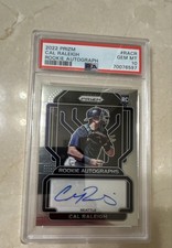 2022 Panini Prizm - Rookie Autographs Cal Raleigh. Big Dumper! PSA 10! ARC Auto!