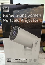 Home Giant Screen Portable LED Projector 1080p Wi-Fi Android HDMI USB Speaker