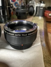 Set Super Albinar Auto Tele Converter 2x And 052 Quantaray 1:28 F 2.8mm W/case