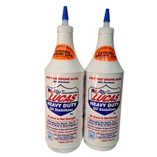 Lucas Heavy Duty Oil Stabilizer 2 Quart Bottles Engine Oil Additive Treatment