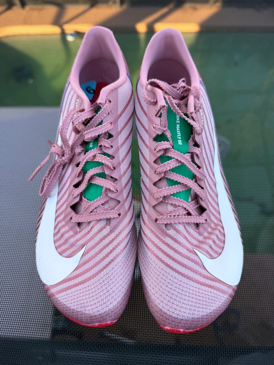 New Nike Air Zoom Maxfly 2 Pink Flyweave Track Spikes HQ2058-600