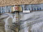 Men's Blue Jeans LEVI 31x30 501 Used Button Fly — photo 2