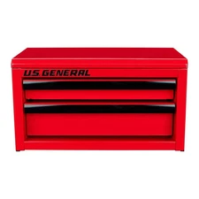 Harbor Freight Tools U.S. GENERAL Mini Steel Toolbox RED