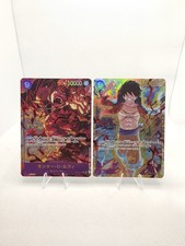 One Piece OP09-119 Luffy SEC Alt Art + SEC Parallel Japanese LP Cards