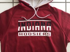 INDIANA University HOOSIERS Colosseum Pullover Hoodie Sweatshirt men s size L