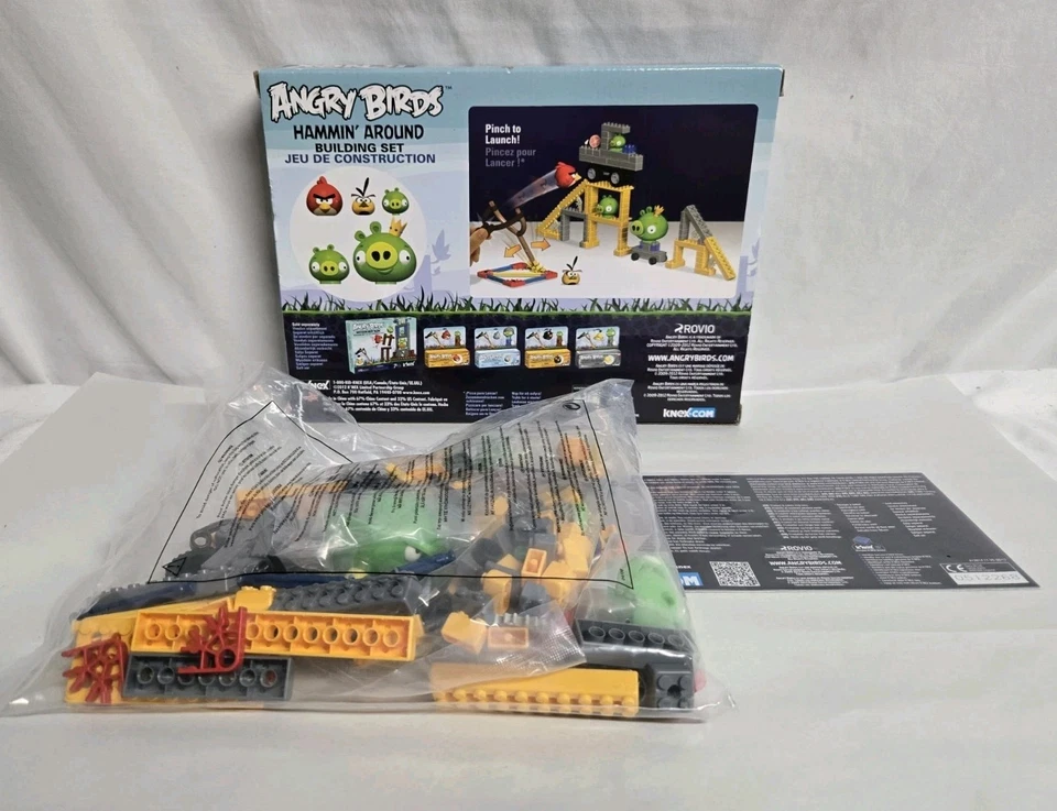 K'NEX Angry Birds Hammin' Around Rovio 2012- New Open Box - Image 3 of 4