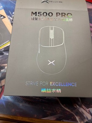 Delux M500 PRO Gaming Mouse Model M500 PRO Lightweight Ergonomic Used Untested