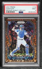 2021 Panini Prizm Tier II Bronze Donut Circle 35/40 Sam Huff #116 PSA 9 MINT 8d2
