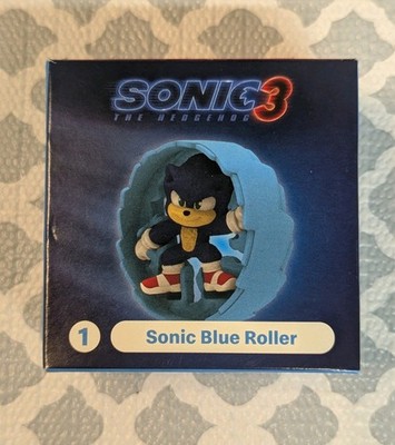 SONIC THE HEDGEHOG 3 MCDONALD'S TOY BLUE ROLLER MOVIE TOY PROMOTION