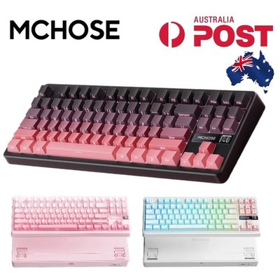MCHOSE G87 V2 Wireless Mechanical Keyboard Gaming Hot-Swap RGB Bluetooth 2.4Ghz 