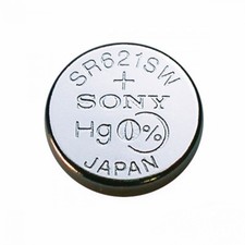 5 pcs Sony 364, SR621SW, 1.55v, tested, Silver Oxide watch Battery, in Bulk