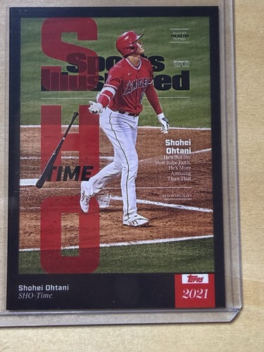 2021 Topps X SPORTS ILLUSTRATED 69  SHOHEI OHTANI SHO TIME LOS ANGELES ANGELS