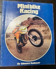 Vintage Mini bike Motorcycle Racing Book 1980 Honda Kawasaki Yamaha Suzuki 80 75