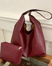 Burgundy Hobo Bag with A Small Pouch Brand New Women's Bag