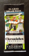 New 2020 Panini NFL Chronicles Football Value Pack 15 Card Pack Factory Sealed