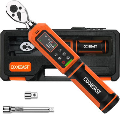 Digital Torque Wrench 1/4 Drive, 0.33-22.1 Ft.Lbs./0.45-30Nm Range, Electronic T