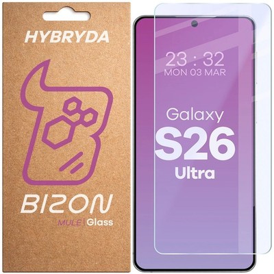 Schutzglas für Galaxy S26 Ultra Bizon Displayschutzglas Hybridglas Handyglas