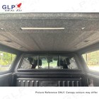 Canopy Side Fold-Up Window FOR Isuzu D-Max 2021-2024 FSW Mercury Silver REAR