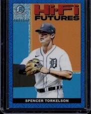 2022 Bowman - Hi-Fi Futures Mojo Blue Refractors #HIFI-6 Spencer Torkelson #/150