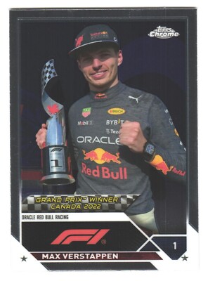 2023 Topps Chrome Formula 1  F1 Formel 1 Red Bull Racing Max Verstappen