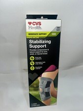 CVS Health Adjustable Stabilizing Knee Support Moderate One Size New in Box