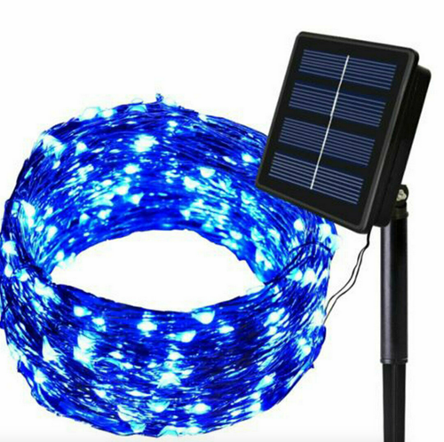 LED Solar String Lichter Wasserdicht Kupferdraht Fee Outdoor Garten Weihnachten - Bild 8 von 10