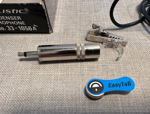 Realistisches Kondensatormikrofon Nr. 33-1056A 600 Ohm mit 2 Batterien - FUNKTIONIERT! - Bild 19 von 23