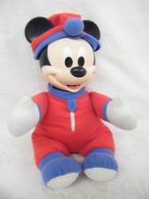 Vintage Mattel Co. Stuffed Mickey Mouse in Pajamas