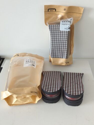 Inserto tacco aumento altezza scarpa soletta ad aria cuscino più alto sollevamento 2 pollici 2 set