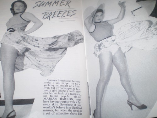 1956 glamour stockings magazine SPICK No 32 cover girl donna williams pony lang - Picture 7 of 7