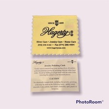 Hagerty 3  x4   Silver Gold Platinum Jewelry Polishing 4-piece Cloth R-22