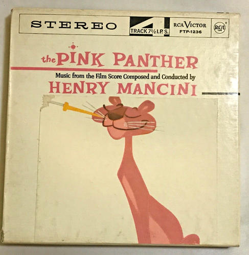 SELTEN 7-1/2ips The Pink Panther Henry Mancini Filmmusik Tonbandspule