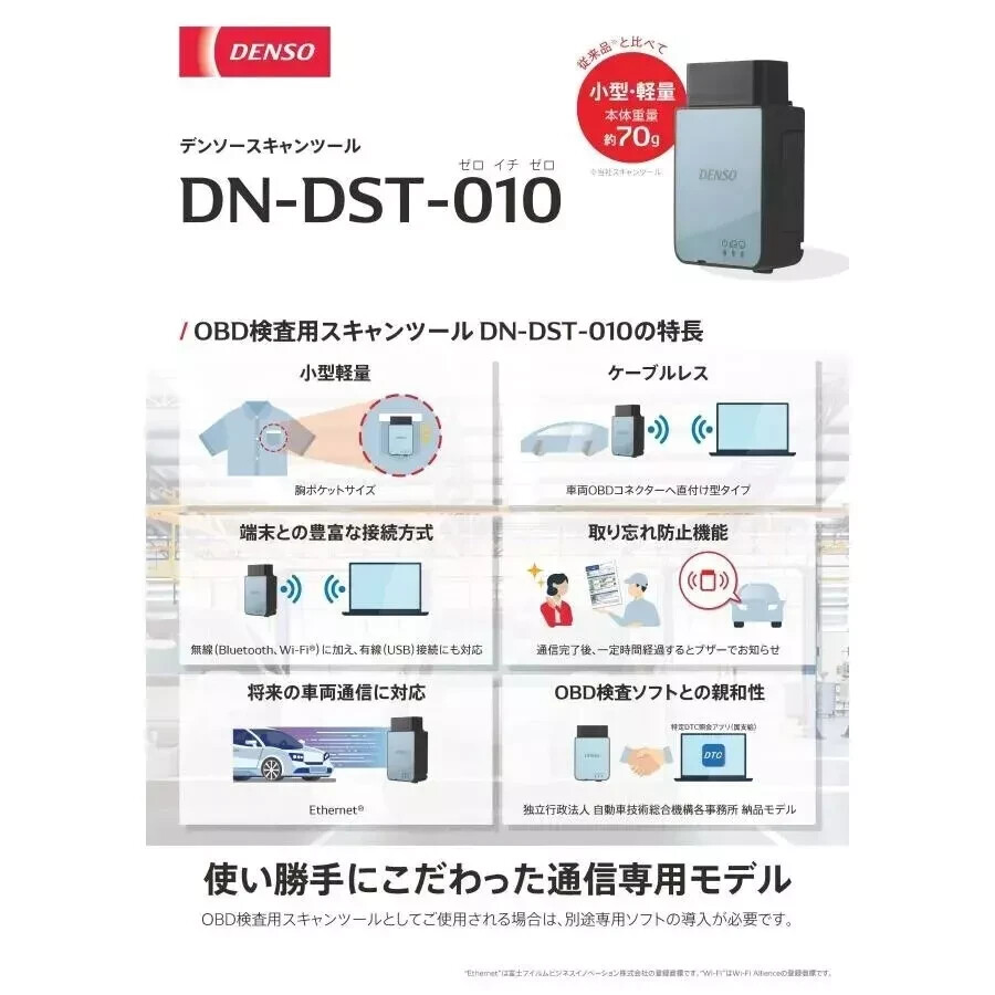 DENSO DST-010-A Green 95171-01480 Certified scan tool for OBD