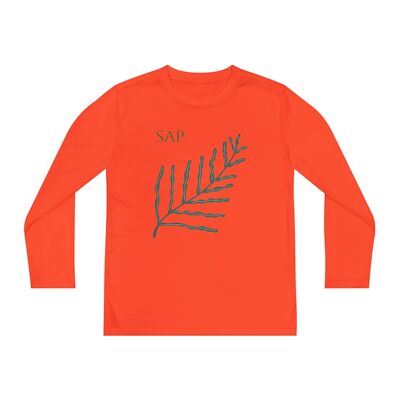 Youth Long Sleeve Tees with Nature Prints, Eco-Friendly, Perfect for Play, Gifts