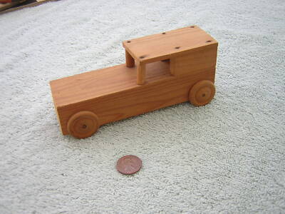 small wooden truck
