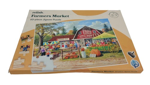 Relish Farmers Market Dementia, Alzheimer & Memory Aid 63 Piece Jigsaw Puzzle