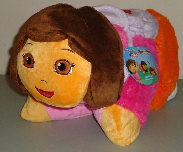 DORA The Explorer PILLOW PETS 18" soft plush pillow NWT New w/Tag